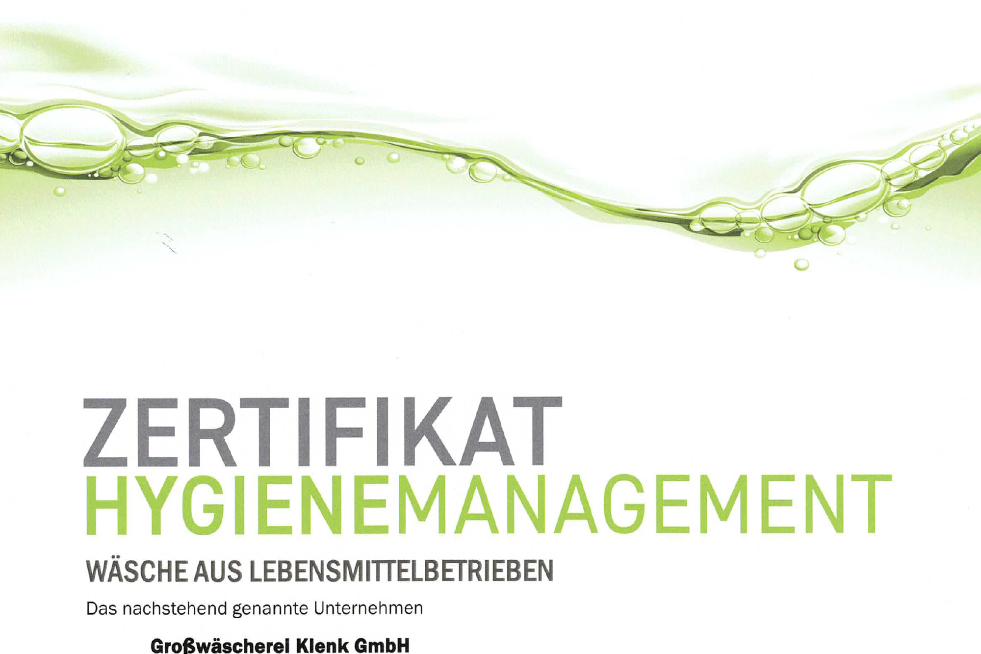 blog_klenk_A03Z-Zertifikat-Hygienemanagement-Wäsche-Lebensmittelbetriebe-DIN-EN-14065-2016
